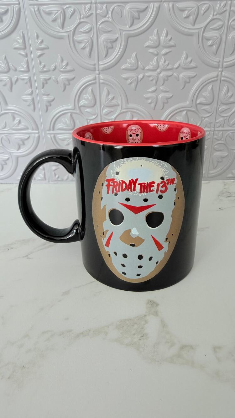 Friday the 13th Jason Voorhees Mask Ceramic Mug 20oz NWT